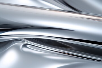 steel abstract glossy surface of silver or aluminum metal texture, smooth chrome metallic background