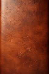 surface brown genuine leather texture, vertical grunge background - obrazy, fototapety, plakaty