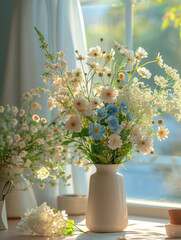 flora in the vase 