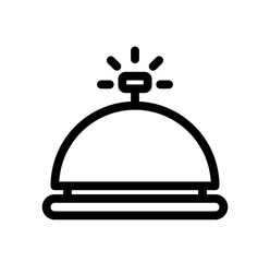 Hotel Bell icon outline style for download (hotel pack)