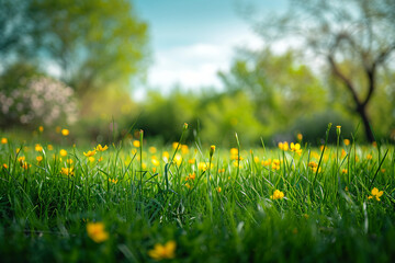 High resolution spring countryside natural light