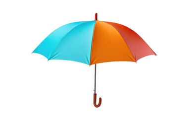 Rainy Day Fun Children Umbrella Selection Isolated on Transparent Background PNG.