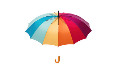 Whimsical Weather Gear Umbrellas for Little Ones Isolated on Transparent Background PNG.
