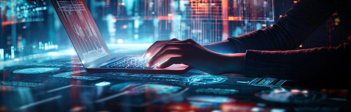 Data Protection and Internet Security, Blockchain and Cybersecurity Concept