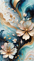 background with flowers