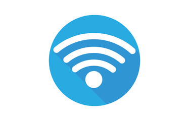 Wifi icon vector Flat network sign symbol. For mobile user interface