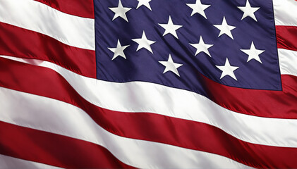 Fototapeta premium Illustration of the USA national flag