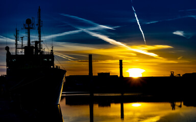 Sunrise on the River Lee Cork