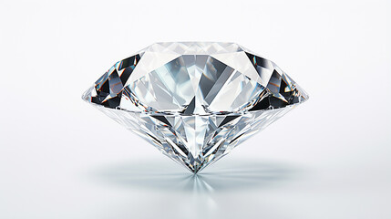 luxury diamond on white background