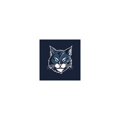 Fototapeta premium cat mascot logo icon