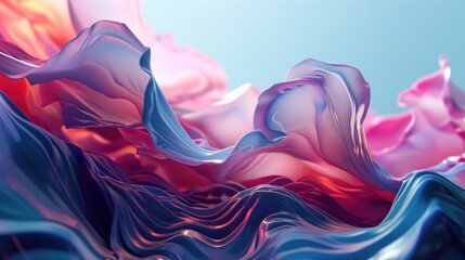 3d render abstract wallpaper banner background beautiful ai generated