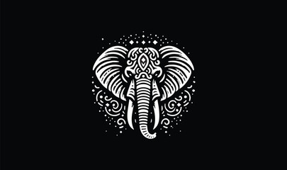 elephant design, elephant symbol logo.
