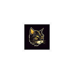 Fototapeta premium cat mascot logo icon
