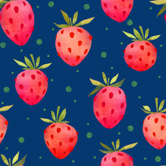 CG Illustration with Strawberries.