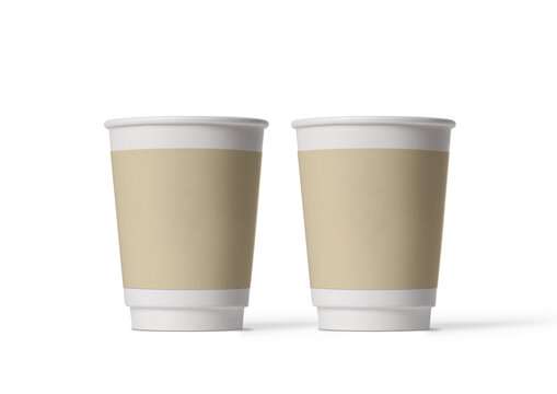 Coffee cup mockup template