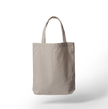Canvas tote bag mockup template