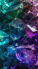 Celestial Hues: A Cosmic Palette of Sapphire, Emerald, and Amethyst