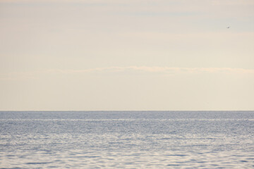 beautiful seaside beach with white sand and waves