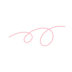 Illustration of Pink thread