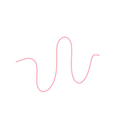 Illustration of Pink thread