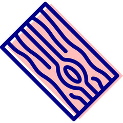 wood parquet mixed outline vector icon