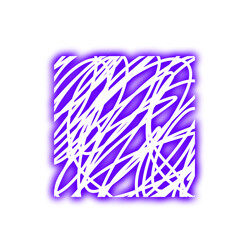 Scribble Square Art 