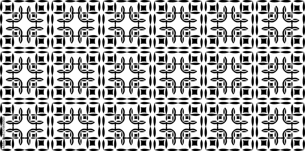 Poster decorative seamless pattern background with openwork ornament