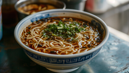 Authentic Taste: Black Bean Noodles in a Shabby Restaurant