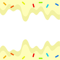 Melted Ice Cream Frame Element