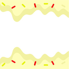 Melted Ice Cream Frame Element