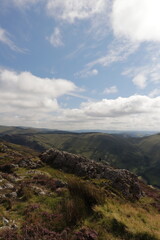 Hiking Cadair Idris in Snowdonia National Park in the summer