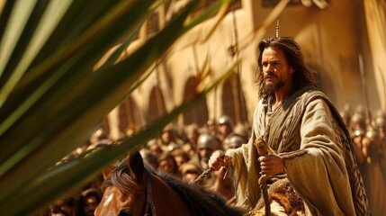 PalmSunday on the occasion of Jesus' entry into Jerusalem