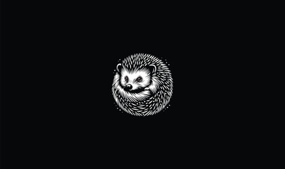 hedgehog logo, hedgehog design, hedgehog