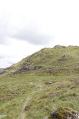Fototapeta premium Hiking Cadair Idris in Snowdonia National Park in the summer