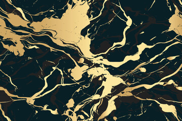 Black marble texture background with white curly veins. closeup surface granite stone texture for ceramic wall tile, flooring and kitchen design illustration