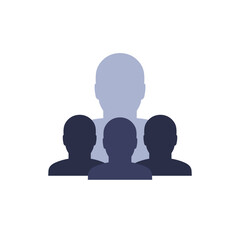 influence icon on white, influencer vector