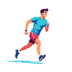 a-simple-illustration-of-a-person-joggingin-a-flat-illustration-stylewhite-background-with-bright