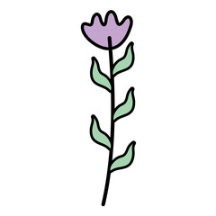 Cute Flower Vector Illustration 