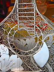 Fado decoration guitar in Lisbon in Portugal