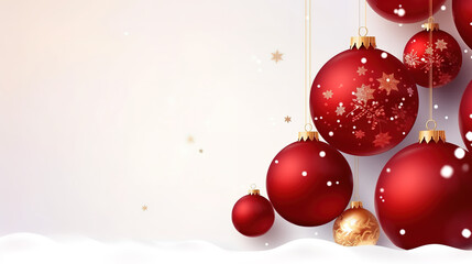 Merry Christmas and Happy New Year 2021 banner, Xmas festive decoration. Generative Ai