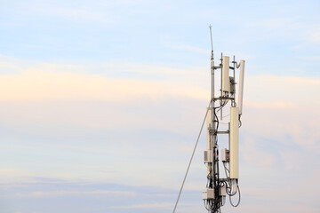 Cell phone tower and high speed internet network