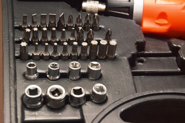 Naklejka premium old typewriter keys