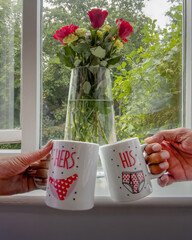 funny coffee cups his and hers