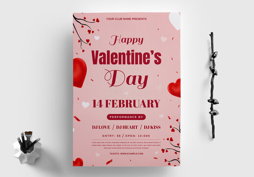 Valentine Flyer Template