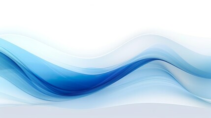 Fototapeta premium Blue abstract wave background