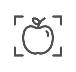 Artificial intelligence related icon outline and linear symbol.	
