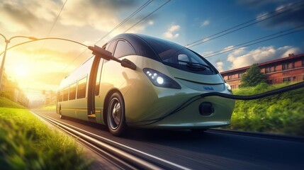Fototapeta premium the future transportation