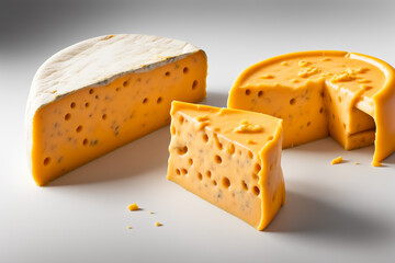 Straightforward Cheese Focus. generative AI.