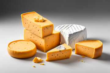 Basic Cheese Elegance. generative AI.