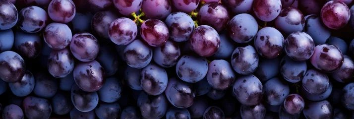 Fotobehang background grape ripe bunch © Natalia
